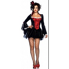 <strong>Костюм «Трансильвания», M/L</strong> <br />
Наряд обворожительных красоток, которые решили поиграть в средневековье.<div class="charTableblock"><div><span>Размер</span>: M (44-46); L (46-48)</div></div> Костюм «Трансильвания», M/L 
Наряд обворожительных красоток, которые решили поиграть в средневековье.