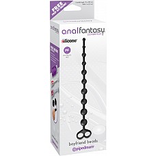   Anal Fantasy Collection Boyfriend Beads Black 465123PD 
     ,   .