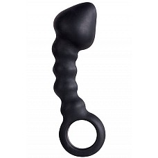 <strong>Чёрный анальный стимулятор с кольцом HEAD INVADER</strong> <br />
Фаллоимитатор снабжен кольцом на конце для удобства использования.<div class="charTableblock"><div><span>Длина, см</span>: 13.00</div><div><span>Диаметр, см</span>: 3.50</div><div><span>Материал</span>: силикон</div><div><span>Цвет</span>: черный</div><div><span>Особенности</span>: массажер простаты</div><div><span>Особенности</span>: без вибрации</div><div><span>Длина, см</span>: 13-16</div><div><span>Диаметр, см</span>: 3</div><div><span>Производитель</span>: Menzstuff, Гонконг</div></div> Чёрный анальный стимулятор с кольцом HEAD INVADER 
Фаллоимитатор снабжен кольцом на конце для удобства использования.