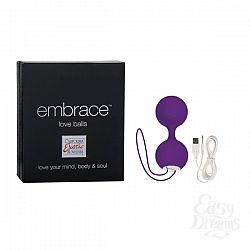    EMBRACE LOVE BALLS PURPLE 4604-15BXSE