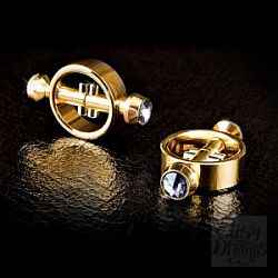 Золотые зажимы на соски на магните Magnetic Clamps Золотые зажимы на соски на магните Magnetic Clamps