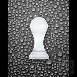 Прозрачный анальный стимулятор Crystal Pops Small из стекла Прозрачный анальный стимулятор Crystal Pops Small из стекла