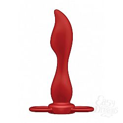   Extra Treasure - strap on with double  SH-OU059RED
