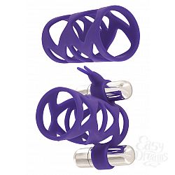   DOUBLE TICKLER SLEEVE SET PURPLE 10251TJ