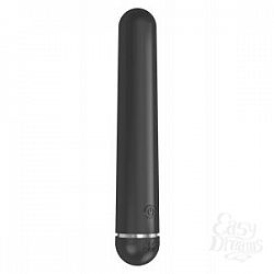 Классический чёрный вибратор F5 - 18 см. Классический чёрный вибратор F5 - 18 см.