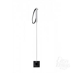        Leather Square Tipped Metal Crop 