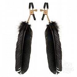  ������ �� ����� � �������� �������� GOLD FEATHER NIPPLE CLAMPS 
