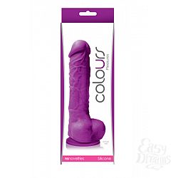 Фаллоимитатор 5 Colours Pleasures на присоске фиолетовый  Фаллоимитатор 5 Colours Pleasures на присоске фиолетовый