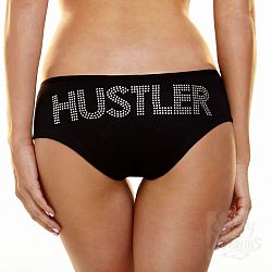 Трусики-слип с надписью стразами Hustler Трусики-слип с надписью стразами Hustler