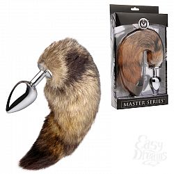        Master Series Untamed Fox Tail Anal Plug - 9 .