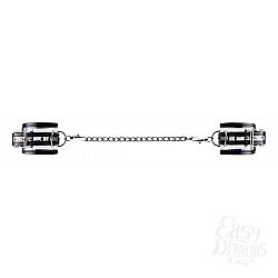 Прозрачные наручники с лаковыми вставками Прозрачные наручники с лаковыми вставками