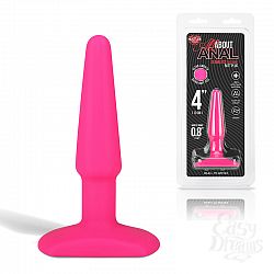 Розовый плаг из ультрабархатистого силикона 4 Розовый плаг из ультрабархатистого силикона 4