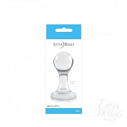 Прозрачная маленькая анальная пробка Luna Balls на присоске - 7,5 см. Прозрачная маленькая анальная пробка Luna Balls на присоске - 7,5 см.