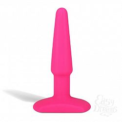 Розовый плаг из ультрабархатистого силикона - 10 см. Розовый плаг из ультрабархатистого силикона - 10 см.