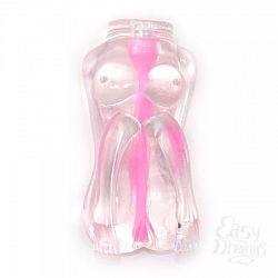 Прозрачный мастурбатор в виде миниатюрной девушки Прозрачный мастурбатор в виде миниатюрной девушки