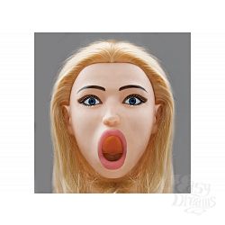      TLC^ Kaydens Deep Throat Inflatable Doll with Vibrating CyberSkin^ Pussy & Ass