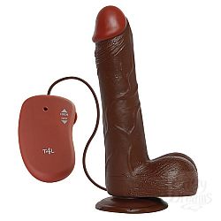    REALISTIC VIBRATOR REAL RAPTURE BROWN - 25,5 .