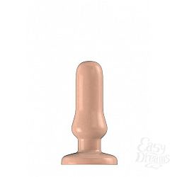 Бежевый анальный стимулятор Bottom Line Model 4 - 10,5 см. Бежевый анальный стимулятор Bottom Line Model 4 - 10,5 см.