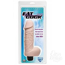 Большой вибромассажер-реалистик XXLarge Fat Cock со встроенным пультом - 24 см. Большой вибромассажер-реалистик XXLarge Fat Cock со встроенным пультом - 24 см.