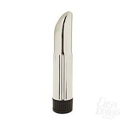 Серебристый вибратор EMERGENCY - 13,5 см. Серебристый вибратор EMERGENCY - 13,5 см.