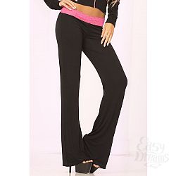           LACE TRIM LOUNGE PANTS