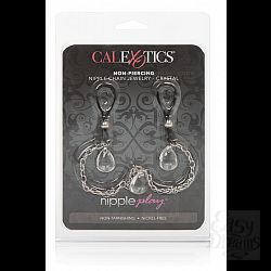     Nipple Play Non-Piercing Nipple Chain Jewelry - Crystal
