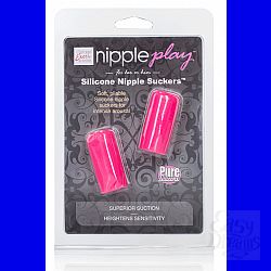  -   Nipple play Silicone Nipple Suckers - Pink