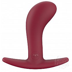 Бордовый анальный стимулятор BOOTIE M - 9,3 см. Бордовый анальный стимулятор BOOTIE M - 9,3 см.