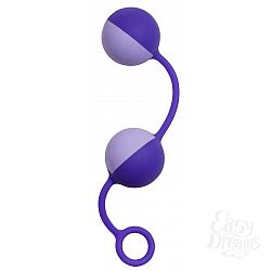     PURRFECT SILICONE DUO TONE BALLS PURPLE