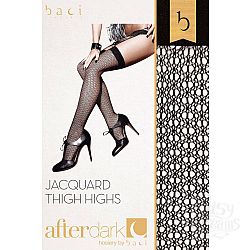    Jacquard Thigh High