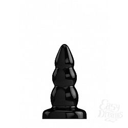 Анальная пробка с рельефом Bottom Line, 10,5 см., Телесный Анальная пробка с рельефом Bottom Line, 10,5 см., Телесный