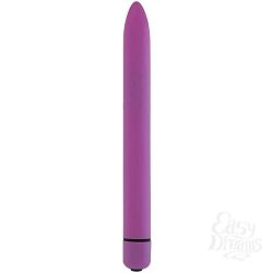 Фиолетовый тонкий вибратор GC Slim Vibe - 16,5 см. Фиолетовый тонкий вибратор GC Slim Vibe - 16,5 см.