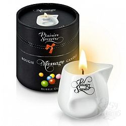      - Bougie de Massage Gourmande Bubble Gum - 80 .
