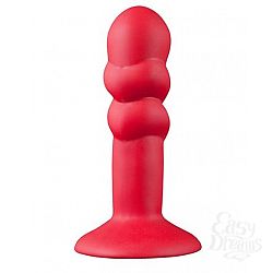     SHOVE UP 5INCH SILICONE BUTT PLUG RED - 12,7 .