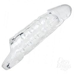         Tom of Finland Clear Realistic Cock Enhancer - 24 .