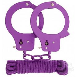           BONDX METAL CUFFS LOVE ROPE SET