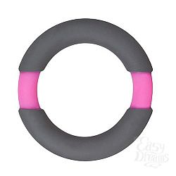     NEON STIMU RING 37MM GREY/PINK