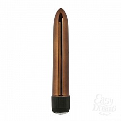 Бронзовый классический водонепроницаемый вибратор с кристаллом PRECIOUS GEMS 6,75in Бронзовый классический водонепроницаемый вибратор с кристаллом PRECIOUS GEMS 6,75in