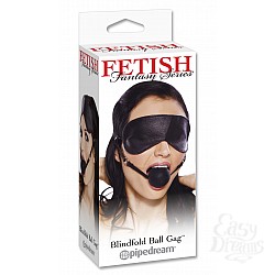 Кляп FF BLINDFOLD BALL GAG 393200PD  Кляп FF BLINDFOLD BALL GAG 393200PD