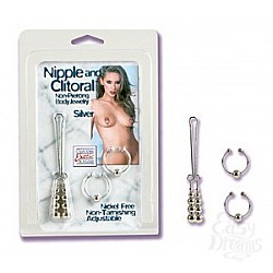     Nipple and Clitoral Body Jewelry Silver
