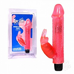     Knobbly Wobbly Rabbit-Cottontail Pink