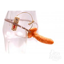   STRAP-ON VIBRATING HOLLOW EXTENDER