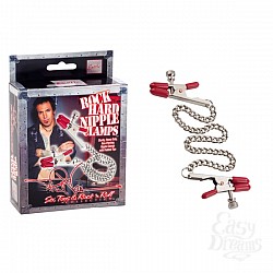  ������� ��� ����� Phil Varone Rock Hard Nipple Clamps Red 2975-50BXSE