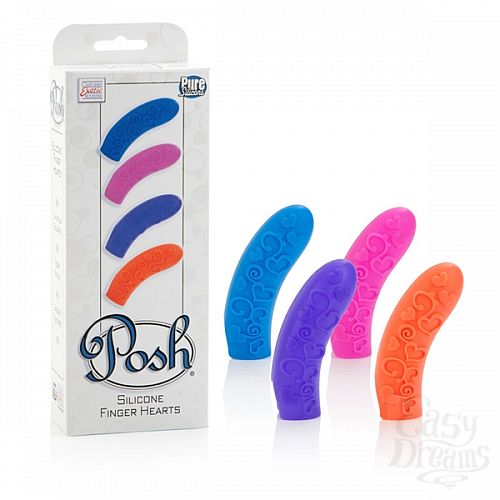  1:  Posh Silicone Finger Teasers - Hearts