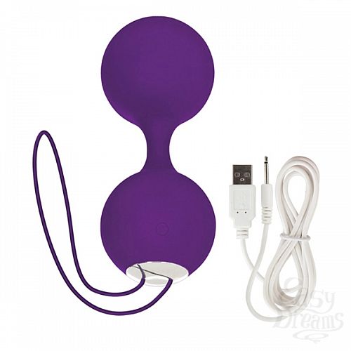  2    EMBRACE LOVE BALLS PURPLE 4604-15BXSE