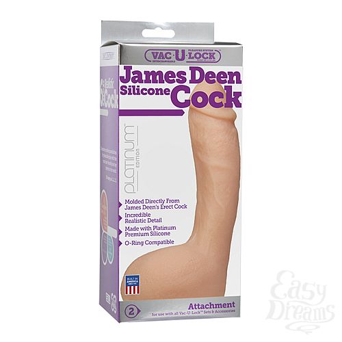  1:     Vac-U-Lock - James Deen Silicone Cock 9   