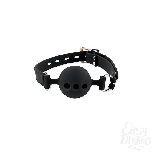 Фотография 3:  Кляп Fetish Fantasy Extreme Silicone Breathable Ball Gag - Medium черный Фотография 3  Кляп Fetish Fantasy Extreme Silicone Breathable Ball Gag - Medium черный