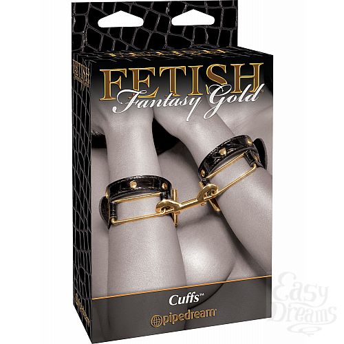  1:   Fetish Fantasy Gold Cuffs   