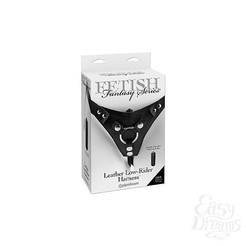  5       Fetish Fantasy Series Leather Low-Rider Harness