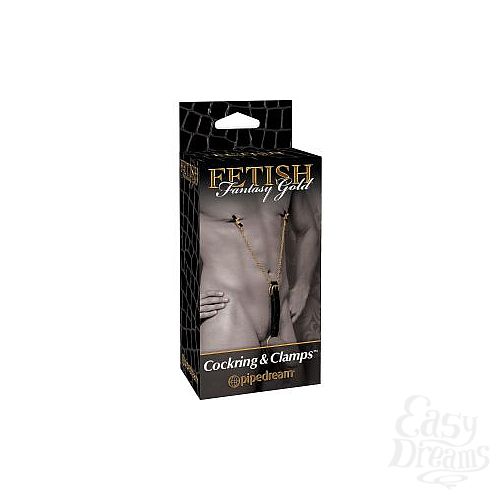 ���������� 4  ������ �� ����� Fetish Fantasy Gold Cockring   Nipple Clamps � �������� �� �����